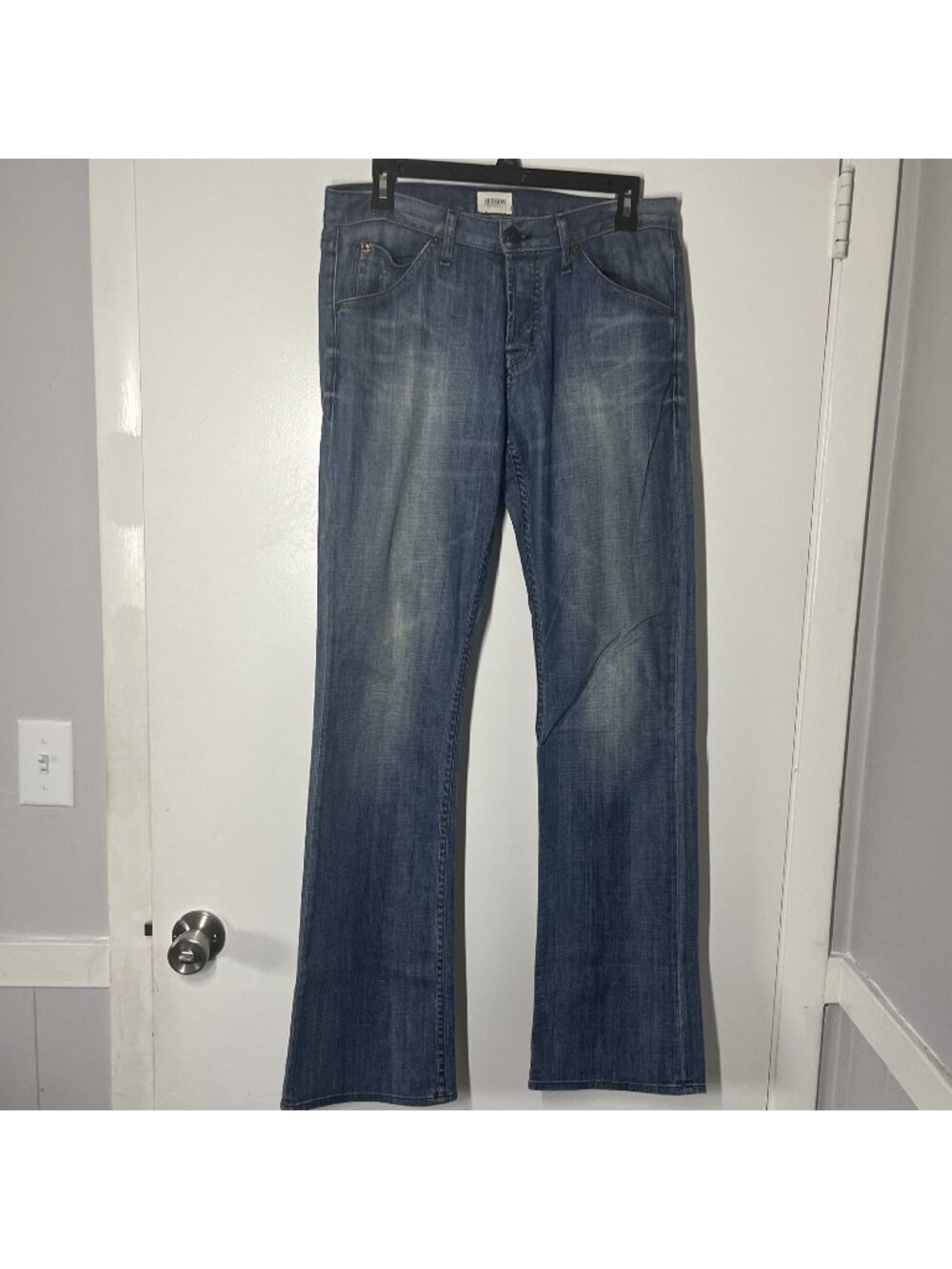 Men’s Hudson Jeans Size 30 Made  USA #M101DCA Button Fly Denim Distressed